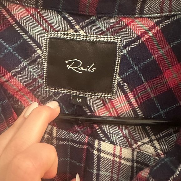 Rails Plaid Button down top - Picture 2 of 4